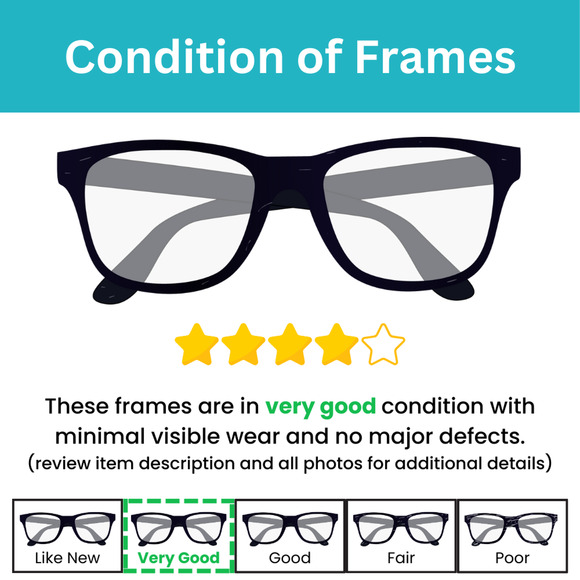 Kirkland Signature KS#1226 Boston Heights 57-14-140 Eyeglass FRAMES ONLY - GOOD - Picture 2 of 10